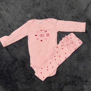 Carter's Pink and Red Kids Matching Set